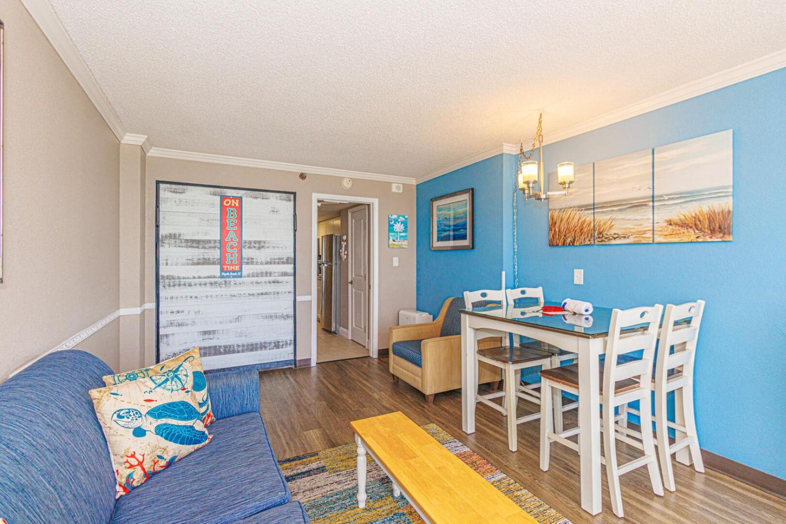 Oceanfront 1 Bedroom Suite With Beautiful Decor And Accents Caravelle Resort 1039 Sleeps 6 Guests マートルビーチ エクステリア 写真