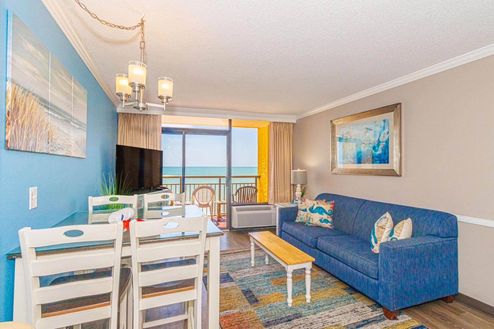 Oceanfront 1 Bedroom Suite With Beautiful Decor And Accents Caravelle Resort 1039 Sleeps 6 Guests マートルビーチ エクステリア 写真