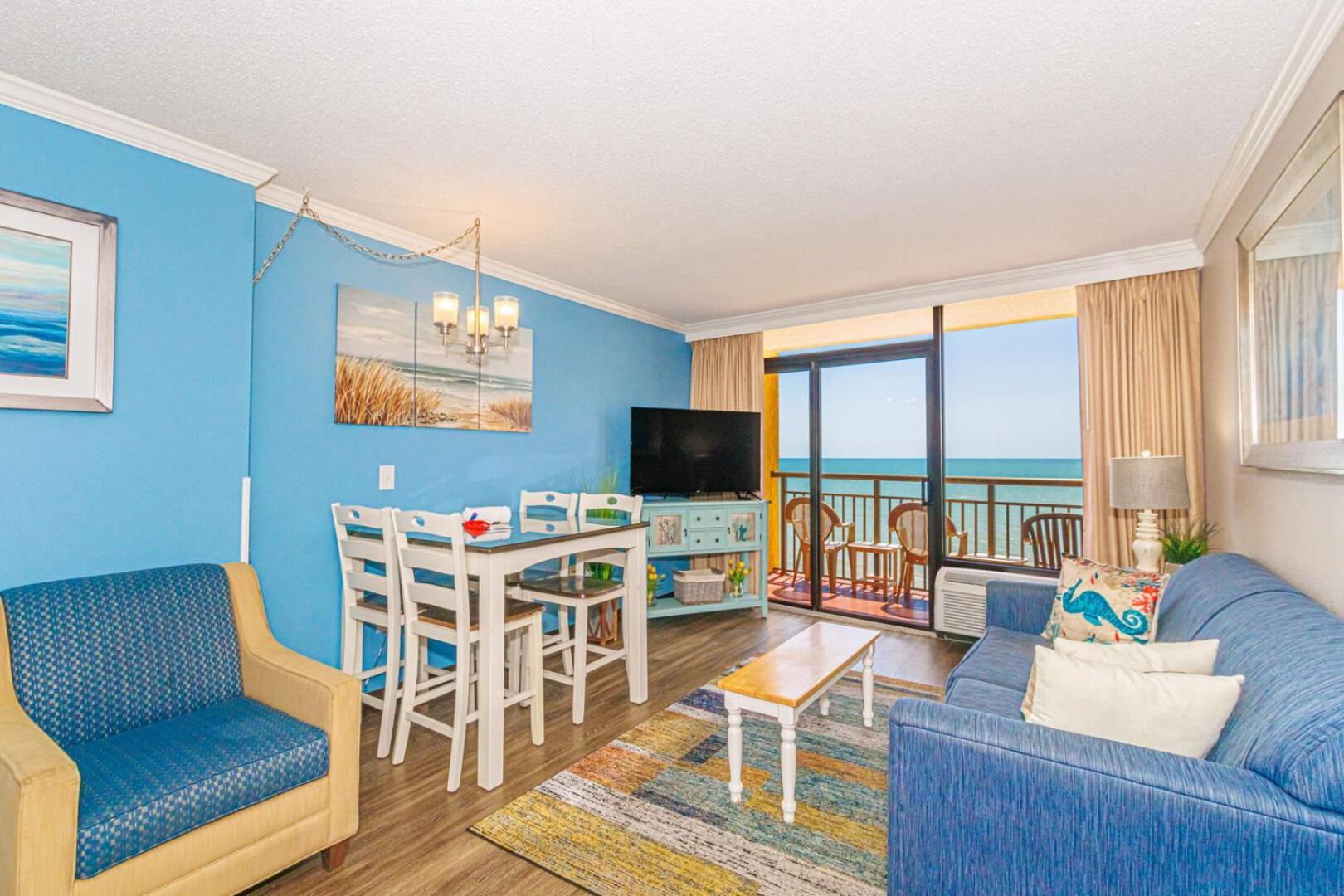 Oceanfront 1 Bedroom Suite With Beautiful Decor And Accents Caravelle Resort 1039 Sleeps 6 Guests マートルビーチ エクステリア 写真