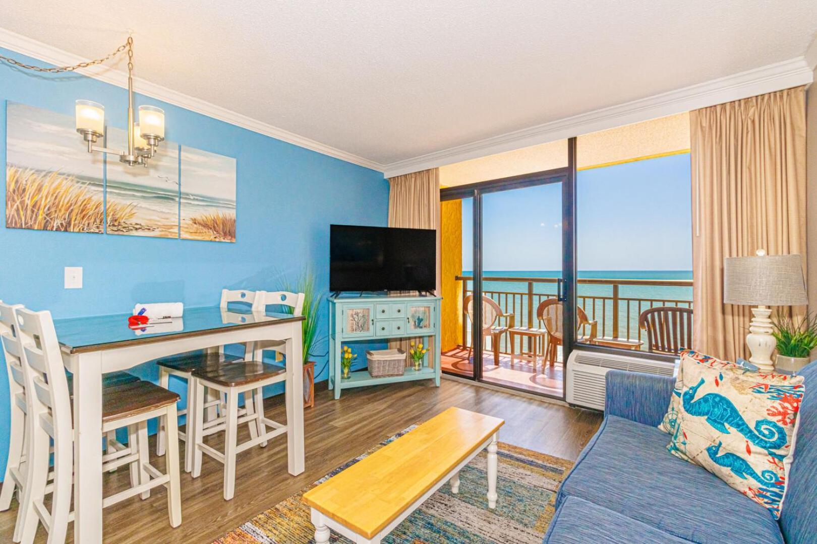 Oceanfront 1 Bedroom Suite With Beautiful Decor And Accents Caravelle Resort 1039 Sleeps 6 Guests マートルビーチ エクステリア 写真